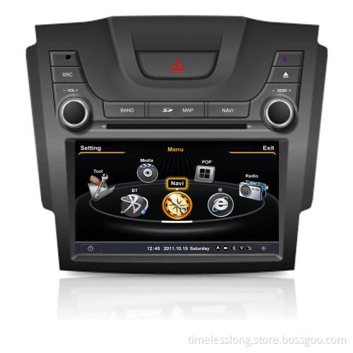 8" Car DVD Player with 20 Cdc Pip, Pop S100 Platform, A8 Chipset for Chevrolet S10, Colorado (TID-C203)
